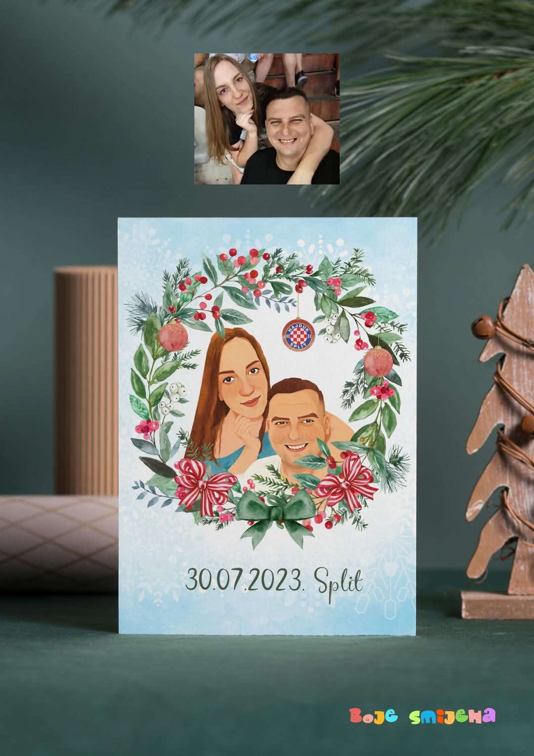 Spajanje obiteljskih fotografija - personalizirani pokloni